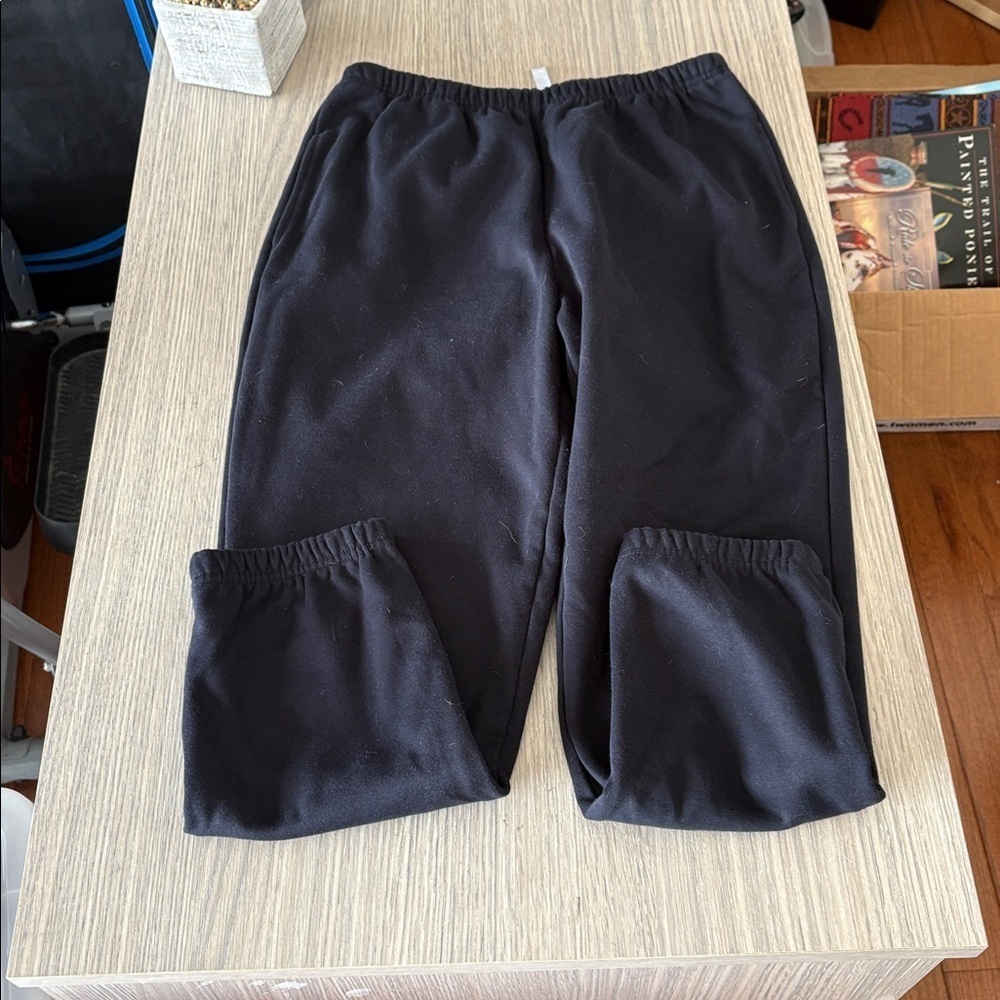 Fabletics Black Joggers Sweatpants Women’s Medium Elastic Ankle